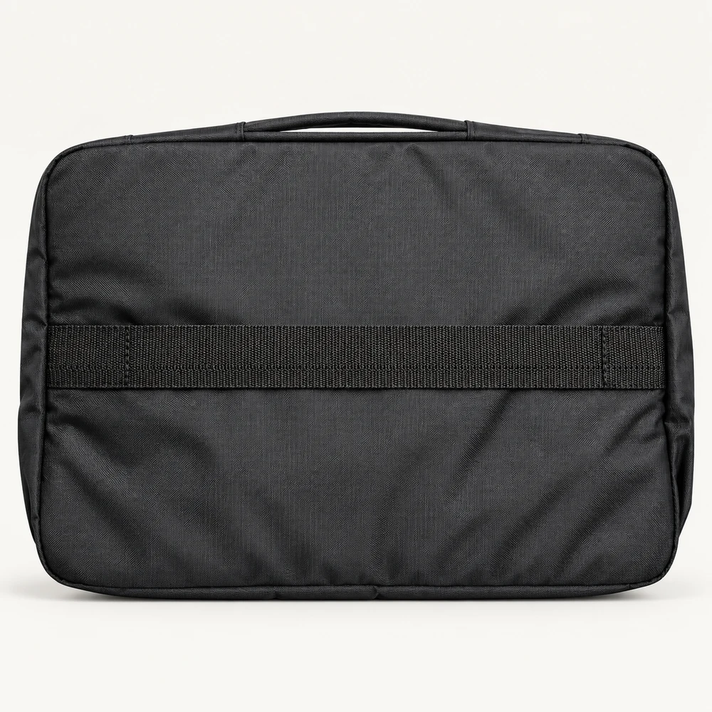 Black Travel-Strap Laptop Sleeves
